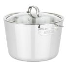 image shows Viking Contemporary 3-Ply Stainless Steel Stock Pot | 8 Quart against a blank, white background Image
