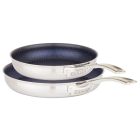 image shows Viking 3-Ply Hybrid Plus&trade; Nonstick Fry Pan Set | 2-Piece against a blank, white background Image
