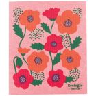 image shows Ecologie by Danica Swedish Sponge Dish Cloth | Poppy against a blank, white background   Image