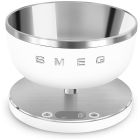 image shows SMEG Contemporary Kitchen Scale | Matte White  against a blank, white background Image