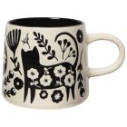 image shows Danica Studio 14oz Imprint Mug | Catbloom  against a blank, white background
 Image
