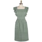 image shows Danica Heirloom Ada Apron | Willow against a blank, white background   Image