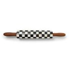 image shows MacKenzie-Childs Courtly Check Rolling Pin  against a blank, white background Image