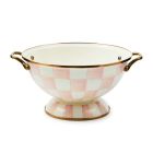 image shows MacKenzie-Childs Rosy Check 2.75 Qt. Almost Everything Bowl against a blank, white background Image