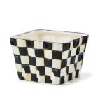 image shows MacKenzie-Childs Courtly Check Farmhouse Berry Basket against a blank, white background Image
