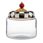 image shows MacKenzie-Childs Courtly Check 48oz Small Kitchen Canister against a blank, white background Image