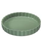 image shows K&uuml;chenprofi Porto 11" Flan Dish | Jade  against a blank, white background Image