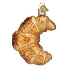 image shows Old World Christmas Ornament | Croissant against a blank, white background Image