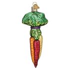 image shows Old World Christmas Ornament | Rainbow Carrots  against a blank, white background Image