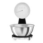image shows SMEG 50's Retro Style Aesthetic Kitchen Scale | Black against a blank, white background Image