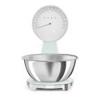image shows SMEG 50's Retro Style Aesthetic Kitchen Scale | Pastel Green against a blank, white background Image