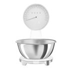 image shows SMEG 50's Retro Style Aesthetic Kitchen Scale | White against a blank, white background Image