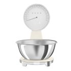 image shows SMEG 50's Retro Style Aesthetic Kitchen Scale | Cream against a blank, white background Image
