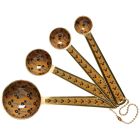 image shows Danica Heirloom Enameled Steel Measuring Spoons (Set of 4) | Zest against a blank, white background Image
