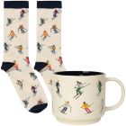  image shows Danica Jubilee Mug and Socks ( Set of 2) | Ski Ya Later against a blank, white background Image