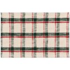 image shows Now Designs by Danica Christmas Placemat | Noel Plaid against a blank, white background Image