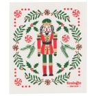 image shows Now Designs by Danica Swedish Sponge Dish Cloth | Nutcracker against a blank, white background Image