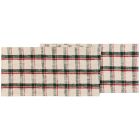 image shows Now Designs by Danica Christmas Table Runner | Noel Plaid  against a blank, white background Image