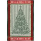 image shows Now Designs by Danica Christmas Jacquard Dishtowel | Festive Fir against a blank, white background Image
