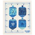 image shows Ecologie by Danica Swedish Sponge Dish Cloth | Drediels Hanukkah against a blank, white background Image