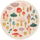 image shows Danica Jubilee Braided Placemat | Mushroom Gems against a blank, white background Image