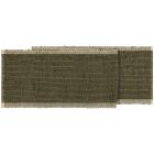 image shows Danica Heirloom Lattice Table Runner | Olive Branch against a blank, white background Image
