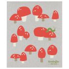 image shows Danica Jubilee Swedish Sponge Dish Cloth | Toadstools against a blank, white background Image