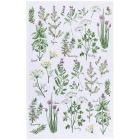 image shows Now Designs by Danica Terry Dishtowel | Fresh Herbs  against a blank, white background Image