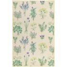 image shows Now Designs by Danica Recycled Microfibre Dishtowel | Fresh Herbs against a blank, white background Image