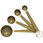 image shows Danica Heirloom Enameled Steel Measuring Spoons (Set of 4) | Brio against a blank, white background Image