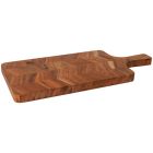 image shows Danica Heirloom Acacia Chevron 20" Serving Paddle against a blank, white background Image