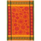 image shows Now Designs by Danica Jacquard Dishtowel | Sunflower Splendor against a blank, white background Image