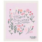image shows Ecologie by Danica Swedish Sponge Dish Cloth | Stupid Dishes against a blank, white background Image