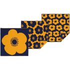 image shows Danica Jubilee Knit Dishcloths (Set of 3) | Poppy against a blank, white background Image