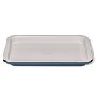 image shows OXO Good Grips Non-Stick Pro Ceramic Coated Metal Bakeware Quarter Sheet Pan | Storm Blue against a blank, white background
 Image