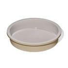 image shows OXO Good Grips Non-Stick Pro Ceramic Coated Metal Bakeware 9" Round Cake Pan | Biscuit against a blank, white background Image