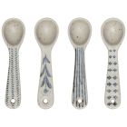 image shows Danica Heirloom Element Mini Spoons | Set of 4 against a blank, white background Image