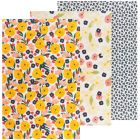  image shows Now Designs by Danica Floursack Dishtowels (Set of 3) | Full Bloom against a blank, white background Image