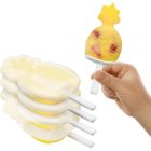image shows Tovolo Stackable Pop Molds (Set of 4) | Pineapple against a blank, white background Image