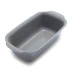 image shows GreenPan Premiere Ovenware Ceramic Nonstick 1 lb Loaf Pan | Gray  against a blank, white background Image