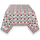  image shows Danica Heirloom 60" x 90" Block Print Tablecloth | Carnation against a blank, white background Image