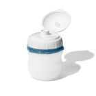 image shows OXO Good Grips Prep and Go Silicone Squeeze Bottle | Ocean Blue  against a blank, white background Image