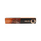 image shows Delta Q Cinnamon 10 Coffee Capsules  against a blank, white background Image