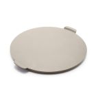  image shows GreenPan Premiere Ovenware Ceramic Nonstick 16.5" Round Pizza Baker | Taupe against a blank, white background Image