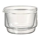 image shows HARIO Double-Walled 300ml Matcha Bowl | Clear against a blank, white background Image