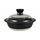 image shows HARIO Donabe Small Ceramic Cooking Pot against a blank, white background Image