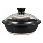 image shows HARIO Donabe Large Ceramic Cooking Pot  against a blank, white background Image