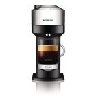 image shows Nespresso Vertuo Next Premium Coffee & Espresso Machine by De'Longhi | Chrome against a blank, white background   Image