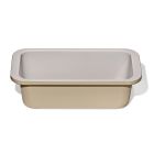 image shows OXO Good Grips Non-Stick Pro Ceramic Coated Metal Bakeware 1lb Loaf Pan | Biscuit against a blank, white background Image