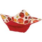 image shows Now Designs by Danica Bowl Cozy | Heirloom Tomatoes against a blank, white background Image